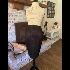 New York & Co lace pencil skirt